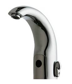 Chicago Faucets 116.222.AB.1T HyTronic contemporary sensor lavatory faucet, chrome