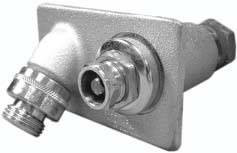 Woodford 84C-BR Model 84 Wall Hydrant C Inlet, Brass