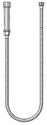 T&S Brass B-0054-V - 54-inch Vinyl Hose Assembly W/ Handle