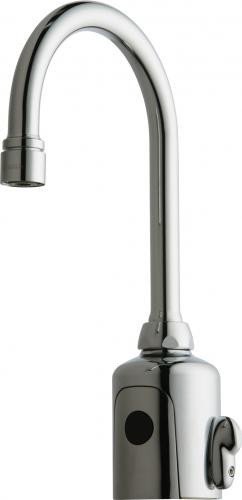 Chicago Faucet 116.650.AB.1T Hytr83 Ab Ir Gooseneck Lldc Ext Mix