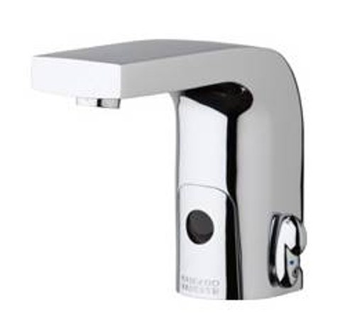 Chicago Faucets 116.878.AB.1 -  HyTronic Edge Lavatory Sink Faucet with Dual Beam Infrared Sensor. Edge Electronic Integral Spout. 0.5 GPM (1.9 L/min) Vandal Proof Non-Aerating Spray. Stainless Steel Hoses Included. Chicago Faucets 116.878.AB.1 -  HyTronic Edge Lavatory Sink Faucet with Dual Beam Infrared Sensor. Edge Electronic Integral Spout. 0.5 GPM (1.9 L/min) Vandal Proof Non-Aerating Spray. Stainless Steel Hoses Included.