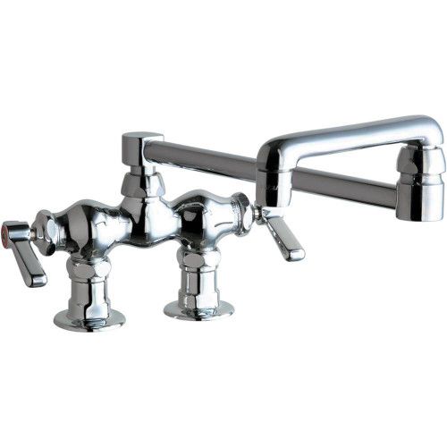 Chicago Faucets - 772-DJ18ABCP - 3-3/8-inch Center Deck Mounted Sink Faucet Chicago Faucets - 772-DJ18ABCP - 3-3/8-inch Center Deck Mounted Sink Faucet