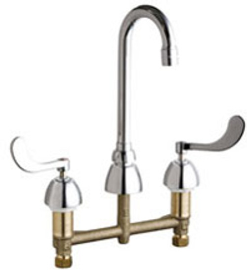 Chicago Faucets 786-GN1AE3CP - CONCEALED KITCHEN SINK FAUCET Chicago Faucets 786-GN1AE3CP - CONCEALED KITCHEN SINK FAUCET