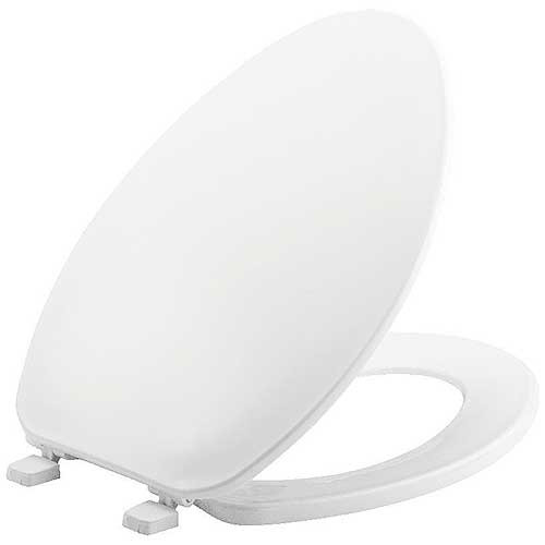 Bemis 170TK 000 Bemis Elongated Plastic Toilet Seat-Tite Hinge, White