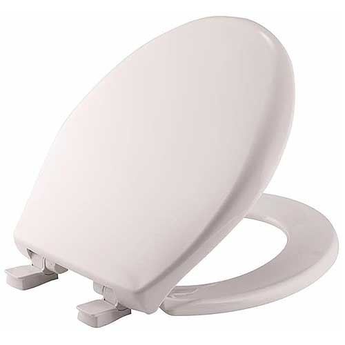 Bemis 200E3 390 Round Closed Front with cover, Cotton White