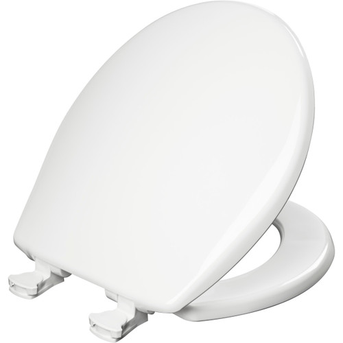 730EC 000 - Bemis Round Plastic Toilet Seat, White