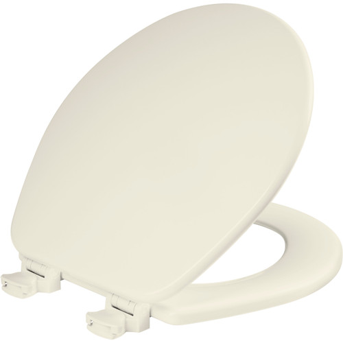 540EC 346 - Church Round Enameled Wood Toilet Seat, Biscuit