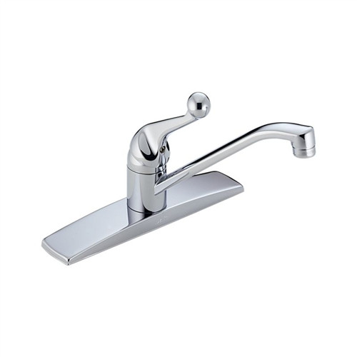 Delta 100LF-WF Classic: Single Handle Kitchen Faucet, Chrome