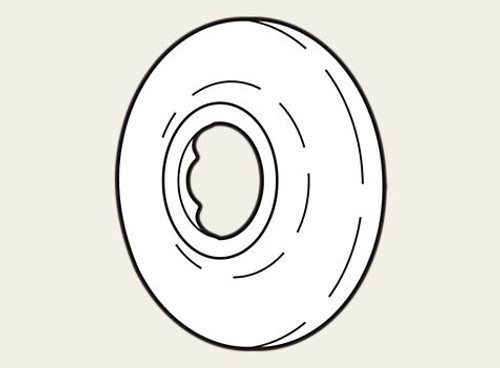 Delta RP6025PB  Flange - Shower, Polished Brass