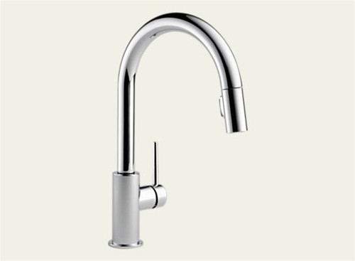 Delta 9159-DST Trinsic: Single Handle Pull-Down Kitchen Faucet, Chrome Delta 9159-DST Trinsic: Single Handle Pull-Down Kitchen Faucet, Chrome