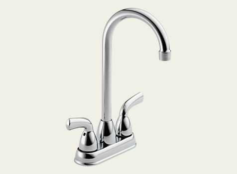Delta B28910LF Foundations: Two Handle Bar / Prep Faucet, Chrome