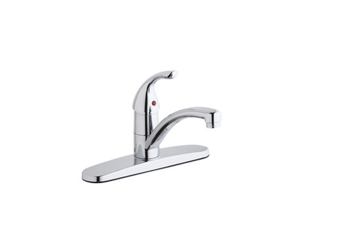 Elkay LK1000CR - Single Lever Kitchen Faucet with Deck Plate Elkay LK1000CR - Single Lever Kitchen Faucet with Deck Plate