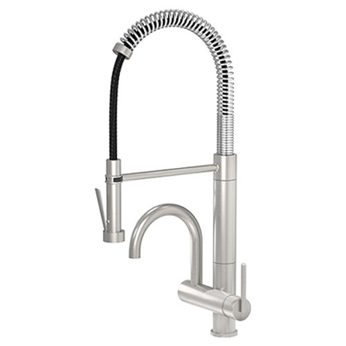 Franke FFPD5380 FRANKE PRO FAUCET XL SATIN NICKEL Franke FFPD5380 FRANKE PRO FAUCET XL SATIN NICKEL