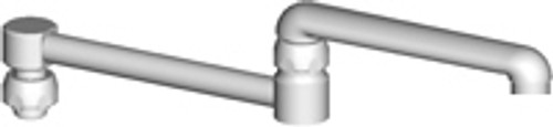 Chicago Faucets DJ13E1JKABCP - 13-inch Double-jointed Swing Spout Chicago Faucets DJ13E1JKABCP - 13-inch Double-jointed Swing Spout