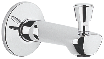 Grohe 13 600 000 - 6-inch Chrome Plated Diverter Tub Spout