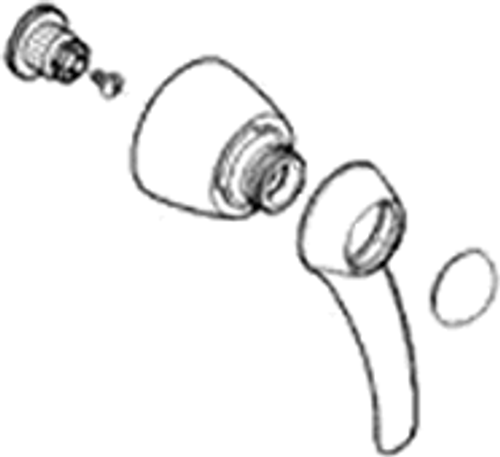 Grohe - 	45 820 IR0 CP/PB Lever Handle