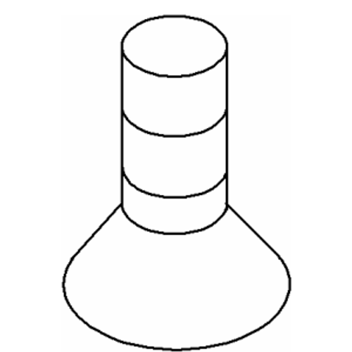 Kissler - 72-0131 - 8/32-1-inch Screw Oval