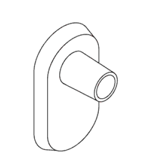 Kohler 21098-CP - Polished Chrome Escutcheon