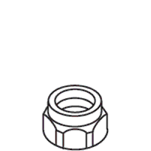 Kohler 21526-PB - Polished Brass Nut Flange
