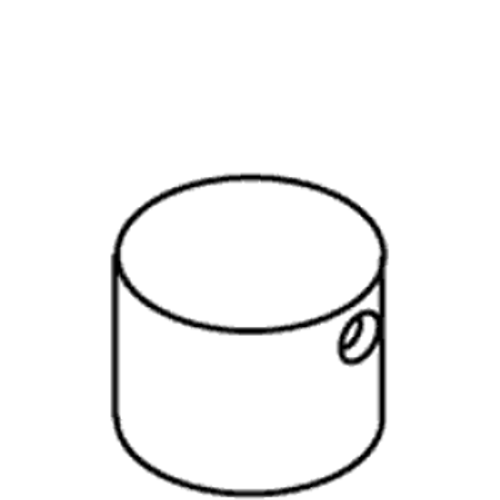 Kohler 33973-CP - Polished Chrome Push Knob