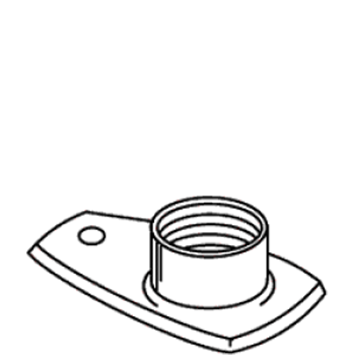 Kohler 41309-VF - Polished Brass Escutcheon