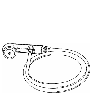 Kohler 41310-CP - CP&WH Head Hose Assembly