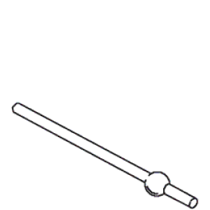 Kohler 41312-RP - 6"  RP Ball Lever