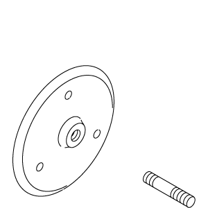 Kohler 30214-CP - Polished Chrome Flange Kit