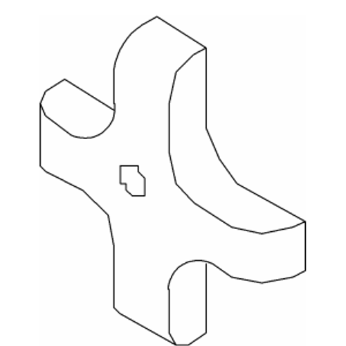 Kohler 33395-BC - Brite Chrome Stop Handle