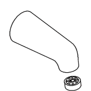 Kohler 38772-CP - Polished Chrome Spout Assembly