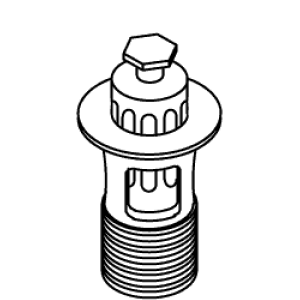 Kohler 41335-CP - Polished Chrome Strainer