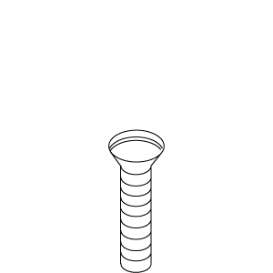 Kohler 36280-CP - Polished Chrome Screw