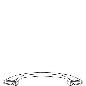 Kohler 31434-CP - Polished Chrome Grip Rail