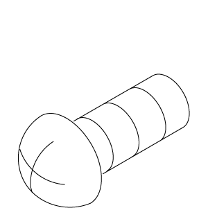 Kohler 41515-CP - Polished Chrome Screw