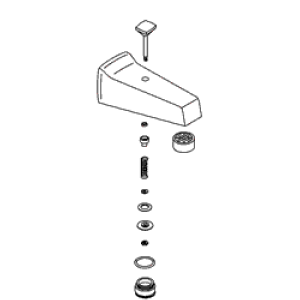 Kohler 73742-CP - Polished Chrome Spout Assembly