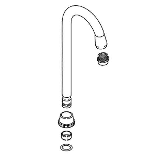 Kohler 70420-CP - Polished Chrome Spout