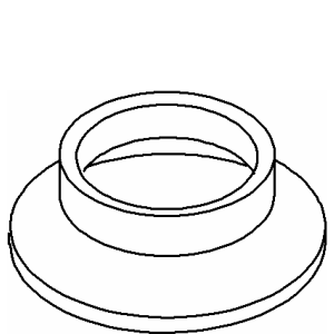 Kohler 58534-CP - Polished Chrome Escutcheon