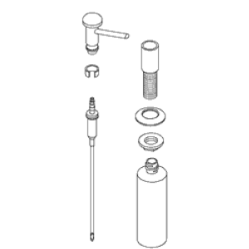 Kohler 75969-PB - Polished Brass Soap Disp Assembly