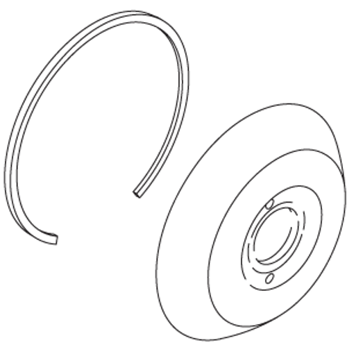 Kohler 73455-BN - Brushed Nickel Escutcheon Kohler 73455-BN - Brushed Nickel Escutcheon