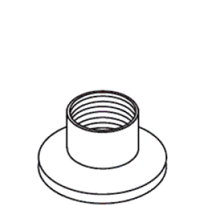 Kohler 74385-CP - Polished Chrome Escutcheon