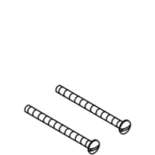 Kohler 79147-CP - Polished Chrome Trim Screw Kit (2) Kohler 79147-CP - Polished Chrome Trim Screw Kit (2)