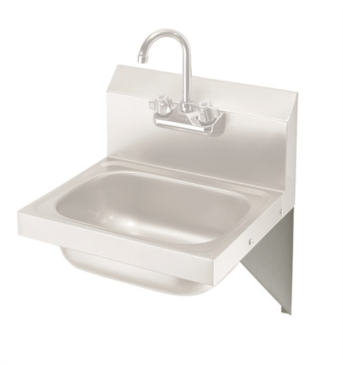 Side Support Brackets For Added Support On Hand Sinks