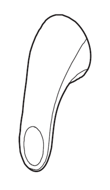 Pfister Faucets 940-004J - LVR HNDLE Tub and Shower 08-09-SER