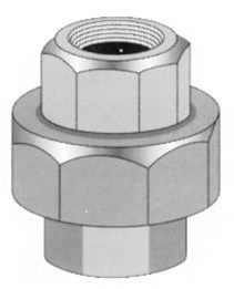 Pasco - 7163-C - 1/4-inch CP UNION