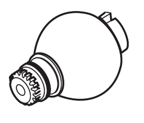 Pfister Faucets 940-775A - Large Polished Chrome Hub & Screw