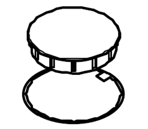 Pfister Faucets 940-482A - Chrome Plated Handle Button