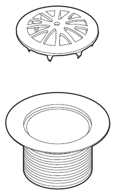 Pfister Faucets 972-571A - Polished Chrome Plug with Strainer