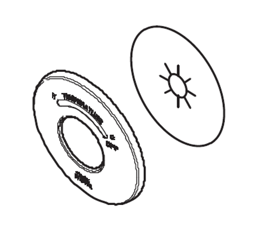 Pfister Faucets 960-029A - Polished Chrome Temp Flange