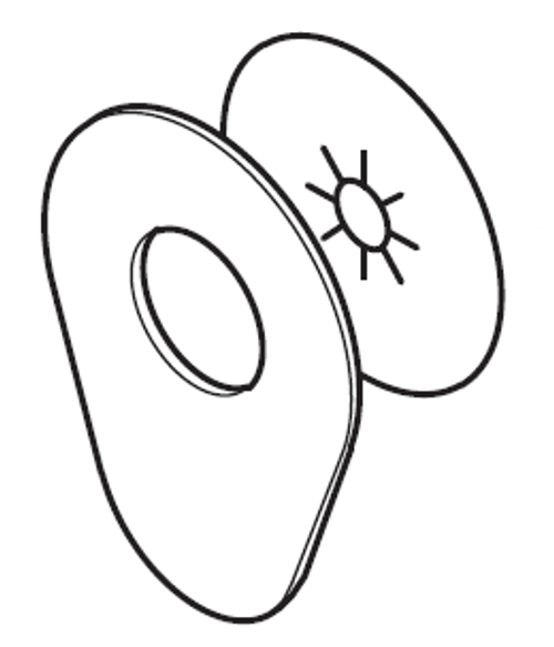 Pfister Faucets 960-120A - Chrome Plated Oblong Wall Flange