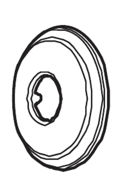 Pfister Faucets 960-701V - Polished Brass Shower Arm Flange